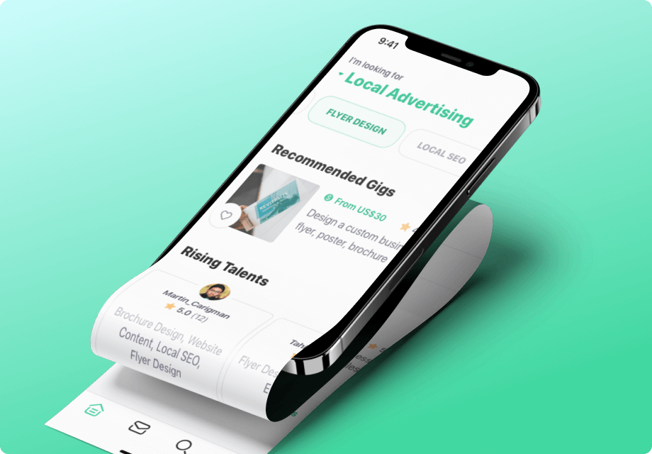 Fiverr redesign by Aviv Yogev