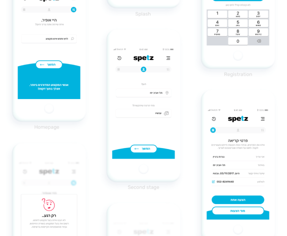 Spetz app redesign by Aviv Yogev